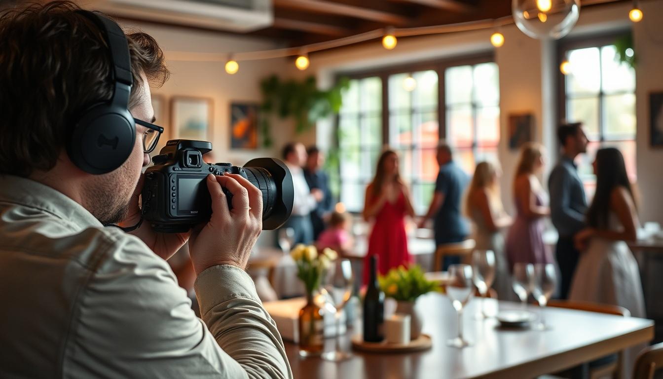 Fotografia pensada para eventos curtos